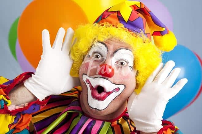 Clowns comiques spectacle