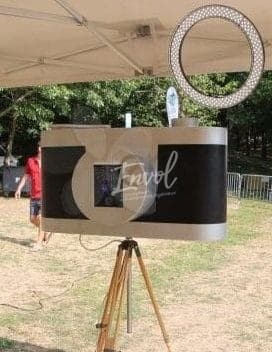 Location borne selfie photobooth