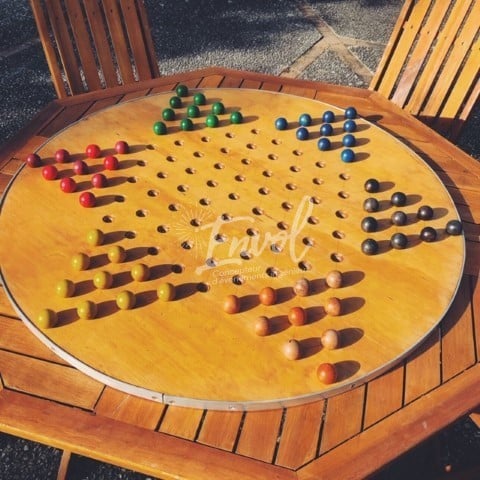 Jeu géant en bois de dames chinoises