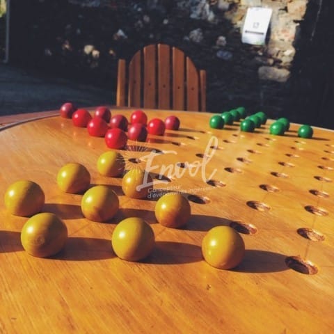 Jeu géant dames chinoises envol
