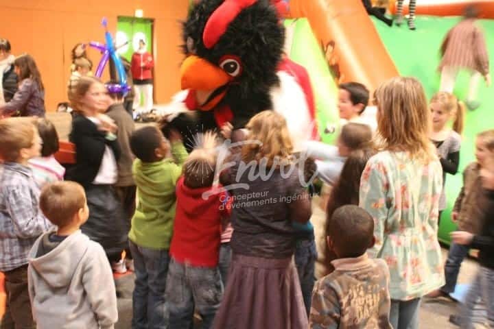 mascotte coq poulet